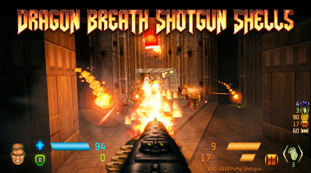 Project Brutality Shotgun With Dragon Breath Shells