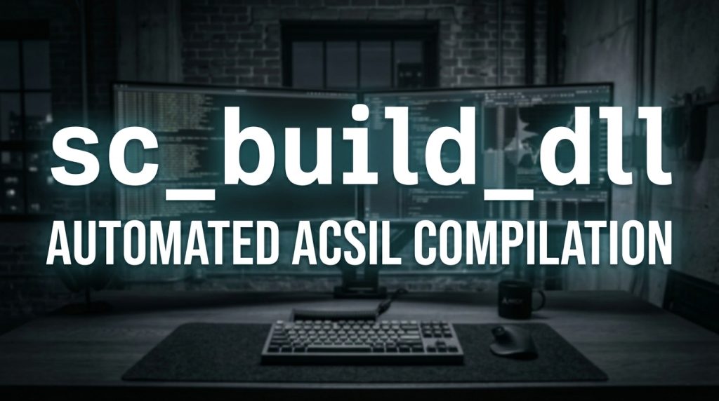 sc_build_dll Tool - Automated ACSIL Compilation